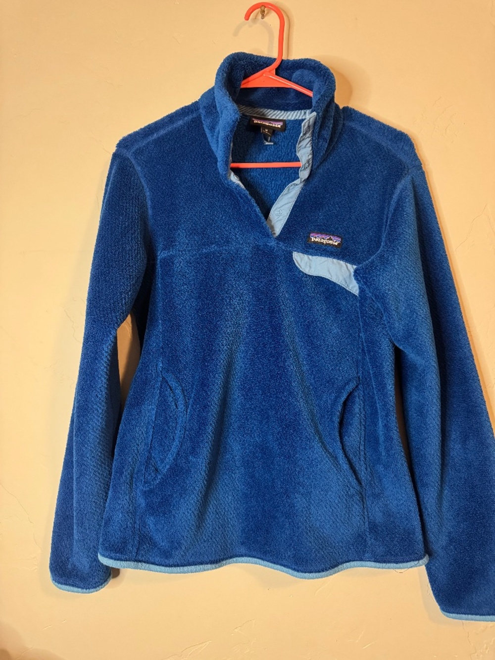 Patagonia Bue Fleece Half Zip Up Pullover Sweater, Size M